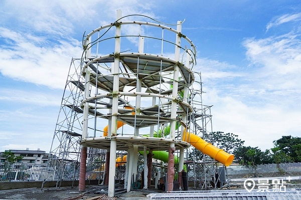 台中太平區的「馬卡龍公園」即將完工 (圖／台中市政府，以下同)