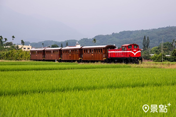 檜木列車行經鹿麻產竹崎路段(蔡文淇拍攝)。(圖／ 林鐵處，以下同)