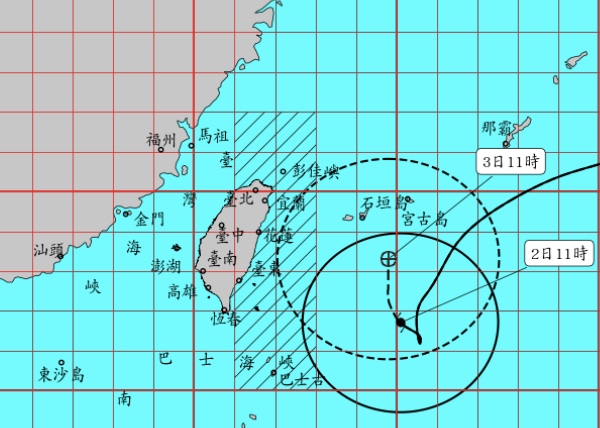 圖 / 中央氣象局