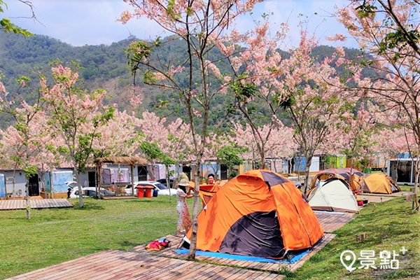 高雄六龜合法露營場-遠山望月露營區